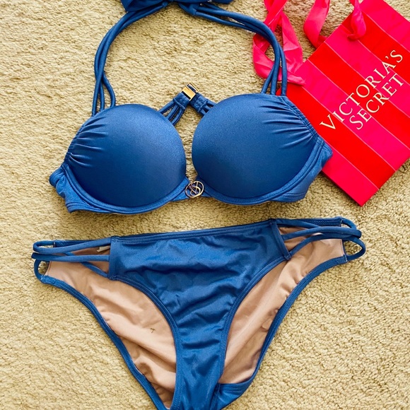 Victoria’s Secret Bombshell Bikini Top 34A BottomS - Picture 2 of 4